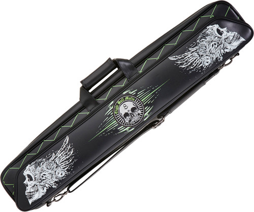 Eight Ball Mafia EBMSCE 4X8 Skull Design & EBM Patch Pool/Billiard Soft Cue Case