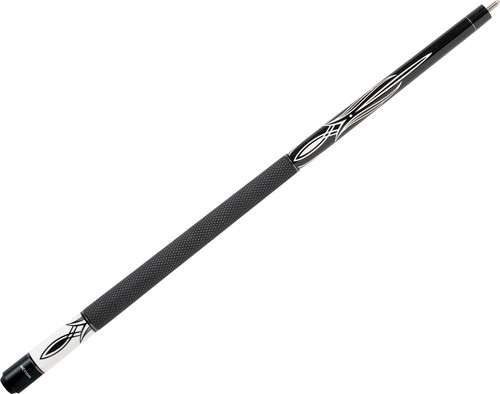 Action Black & White BW01 Flower Line Work Pool/Billiard Cue Stick