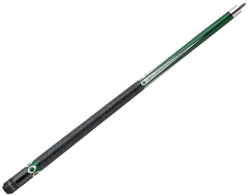 Athena ATH08 Pool/Billiards Cue - Green & Black w/ Irish Design/Shamrocks