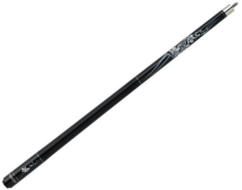 Athena ATH32 Pool/Billiards Cue - Black and White Tribal & Orchid Designs