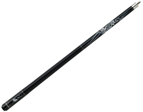 Athena ATH32 Pool/Billiards Cue - Black and White Tribal & Orchid Designs