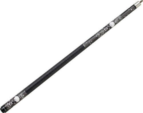 Eight Ball Mafia EBM02 Skull 8 Ball Tribal Black/White Pool/Billiards Cue Stick