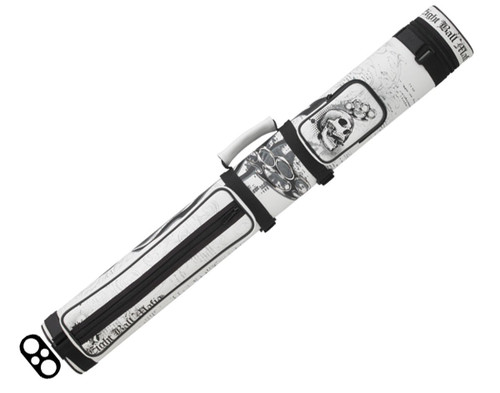 Eight Ball Mafia EBMC22-E 2x2 Pool/Billiard Hard Cue Case - White Knuckles