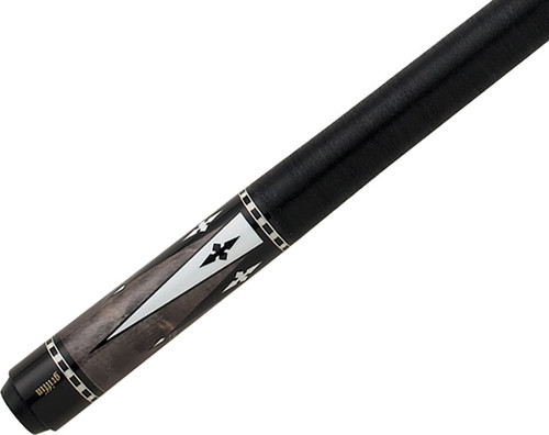 Griffin GR24 Grey Stain w/ Black & White Diamonds Billiard/Pool Cue Stick