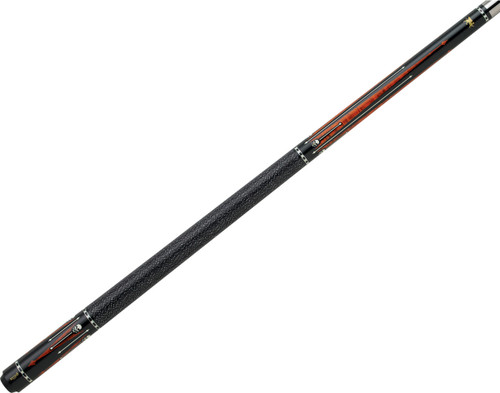 Griffin GR30 Black, Brown Stain w/ Skulls Billiard/Pool Cue Stick