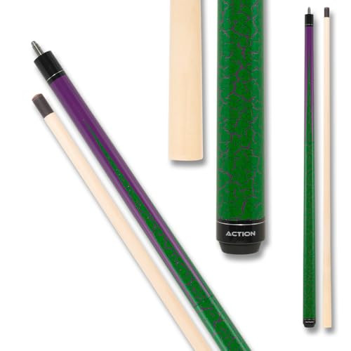 Action Brand ACTBKH03 Purple w/ Green Crackle Break Cue Pool/Billiards Cue Stick