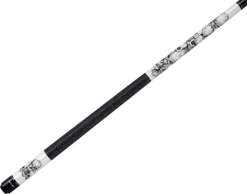 Action Adventure ADV60 Black and White Pile of Skulls Pool/Billiards Cue Stick