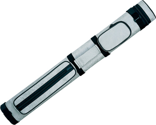 Action Brand AC22 2X2 Oval Hard Vinyl Pool/Billiard Cue Case - Grey