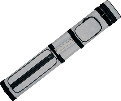 Action Brand AC24 2X4 Oval Hard Vinyl Pool/Billiard Cue Case - Grey