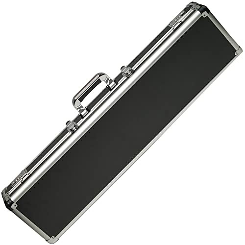 Action Brand ACBX21 3X4 Hard Poly & Steel Pool/Billiard Cue Case/Box - Black