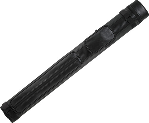 Action Brand ACN22 2X2 Oval Hard Vinyl Pool/Billiard Cue Case - Black