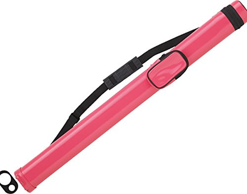 Action Brand AC11 1x1 Oval Hard Vinyl Pool/Billiard Cue Case - Pink