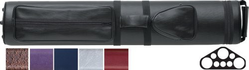 Action Brand AC35 3x5 Oval Hard Vinyl Pool/Billiard Cue Case - Navy Blue