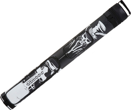 Voodoo VODC22D 2x2 Black w/ Papa Legba & Graveyard Hard Pool/Billiards Cue Case