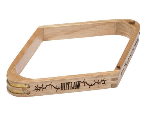 Outlaw Wood 9-Ball Diamond Rack