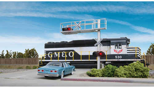 Walthers SceneMaster HO Scale Modern Cantilever Grade Crossing Signal 1-Lane
