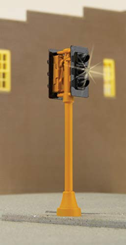 Walthers SceneMaster HO Scale Traffic Signal Light Double Sided on Pole