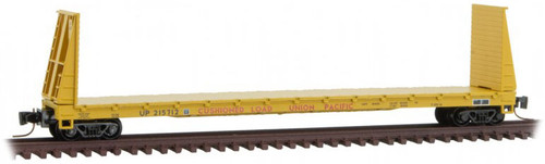 Micro-Trains MTL Z-Scale 61ft Bulkhead Flat Car Union Pacific/UP #215721