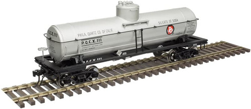 Atlas O Scale ACF Type 27 8,000-Gallon (2-Rail) Philadelphia Quartz/PQCX #111