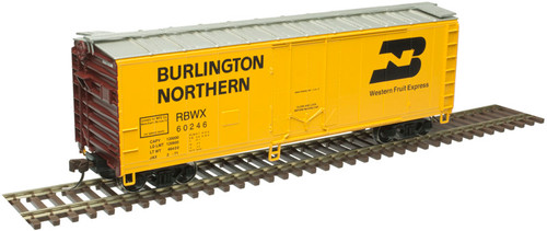 Atlas HO Scale 40' Plug-Door Boxcar Burlington Northern/RBWX #60381