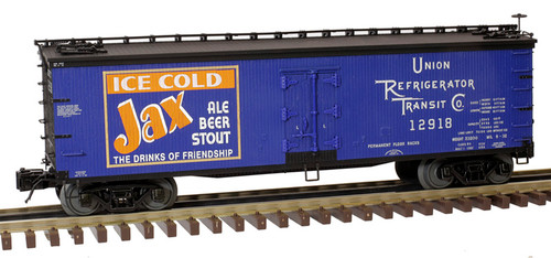 Atlas O Scale 40' Wood Reefer Beer Brand Special (2-Rail) Jax #12916