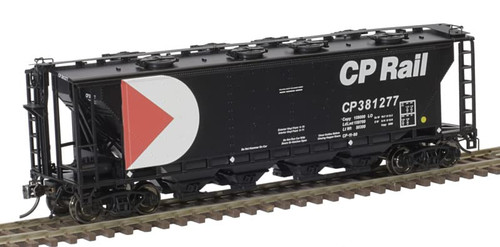 Atlas HO Scale Slab-Side Covered Hopper Canadian Pacific/CP Rail #381277 8 Hatch