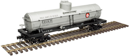 Atlas O Scale ACF Type 27 8,000-Gallon (3-Rail) Philadelphia Quartz/PQCX #109