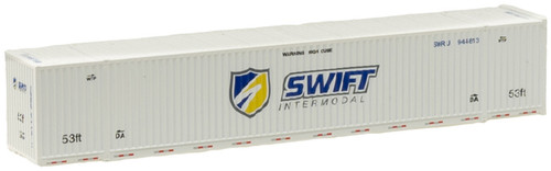 Atlas N Scale 53' Corrugated Container 3-Pk Swift (Shield) #944856/944867/944892