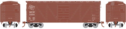 Athearn HO Scale 40' Wood Sheathed Box Car Milwaukee Road/MILW #715259