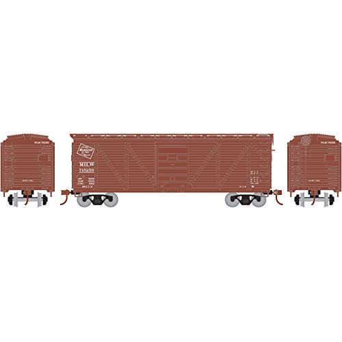 Athearn HO Scale 40' Wood Sheathed Box Car Milwaukee Road/MILW #715259
