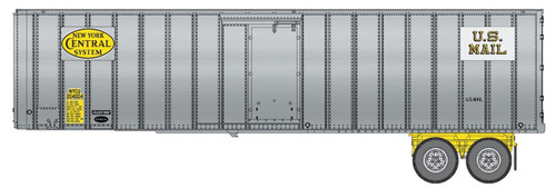 Walthers SceneMaster HO Scale 40' Trailer (2-Pack) New York Central/NYC #3