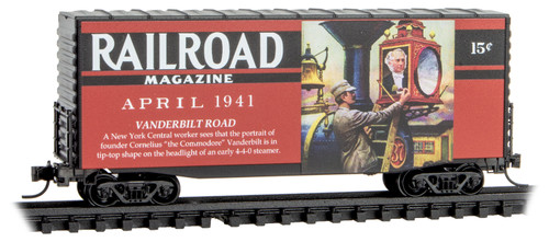 Micro-Trains MTL N-Scale 40ft Box Car Railroad Magazine Series #2 April 1941