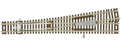 Atlas Z Scale Code 55 #6 Left-Hand Turnout/Switch Model Train Track