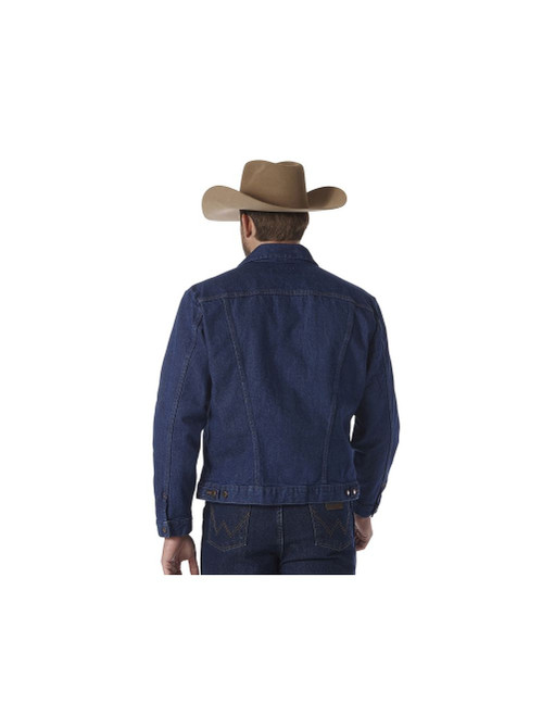 Wrangler Western Men's Cowboy Cut Unlined Denim Jacket Prewashed Denim 2X