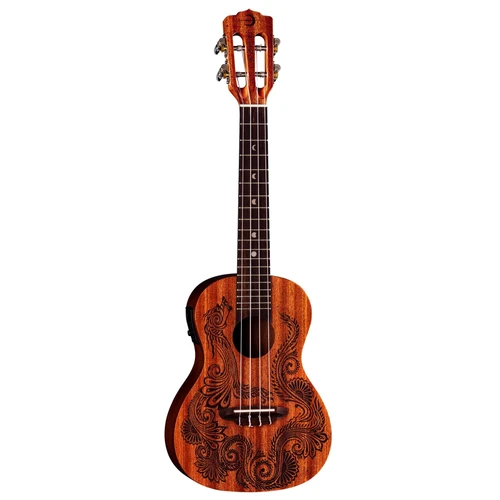 Luna UKEHENDRAMAHT Henna Dragon Mahogany Tenor Ukulele/Uke