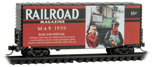 Micro-Trains MTL N-Scale 40ft Box Car Railroad Magazine Series #3 May 1939