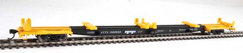 Walthers HO Scale 85' General American G85 Flatcar Trailer-Train/VTTX #300553