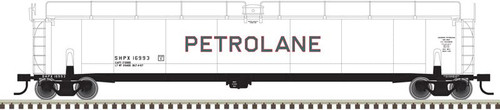 Atlas O Scale 33,000-Gallon Tank Car (2-Rail) Petrolane (White/Green/Red) #16996