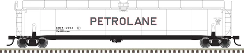 Atlas O Scale 33,000-Gallon Tank Car (3-Rail) Petrolane (White/Green/Red) #16996