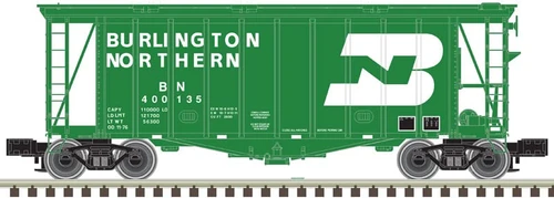 Atlas O Scale 40' Airslide Covered Hopper (2-Rail) Burlington Northern/BN 400810