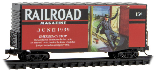 Micro-Trains MTL N-Scale 40ft Box Car Railroad Magazine Series #4 June 1939