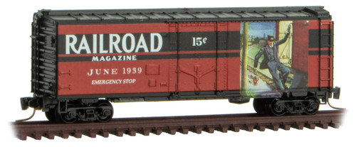 Micro-Trains MTL Z-Scale 40ft Box Car Railroad Magazine Series #4 June 1939