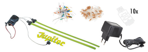 Faller HO Scale Building/Structure Kit Jupiter Ferris Wheel Lighting Set Only