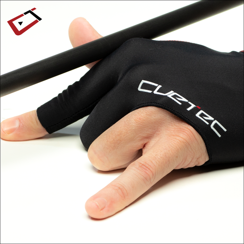 Cuetec AXIS Pool/Billiards Black Glove; Right Bridge Hand, Medium