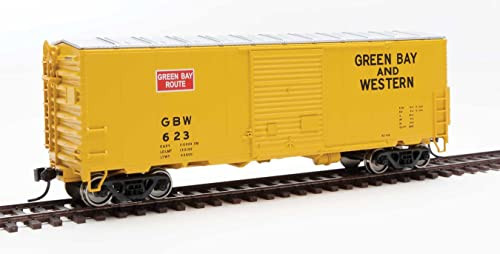 Walthers HO Scale 40' ACF Modern Boxcar/8' Door Green Bay & Western/GBW #623