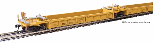 Walthers HO Scale Thrall 5-Unit Rebuilt 40' Well Car Santa Fe Leasing/SFLC #1064