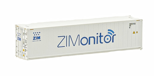 Atlas N Scale 40' Reefer Container 3-Pk ZIM/ZMOU #8817477/8817522/8817630