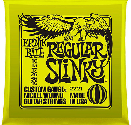 Ernie Ball 2221 Regular Slinky Nickel Wound Set Electric Guitar Strings -12 PACK