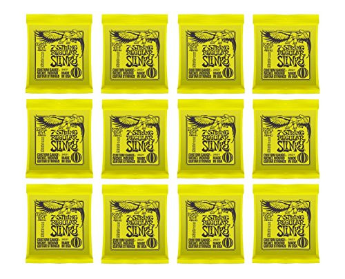 Ernie Ball 2621 7-String Electric Guitar Regular Slinky Nickel Wound - 12 PACK