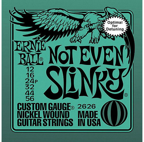 Ernie Ball 2626 Not Even Slinky Nickel Wound Electric Guitar Strings - 12 PACK
